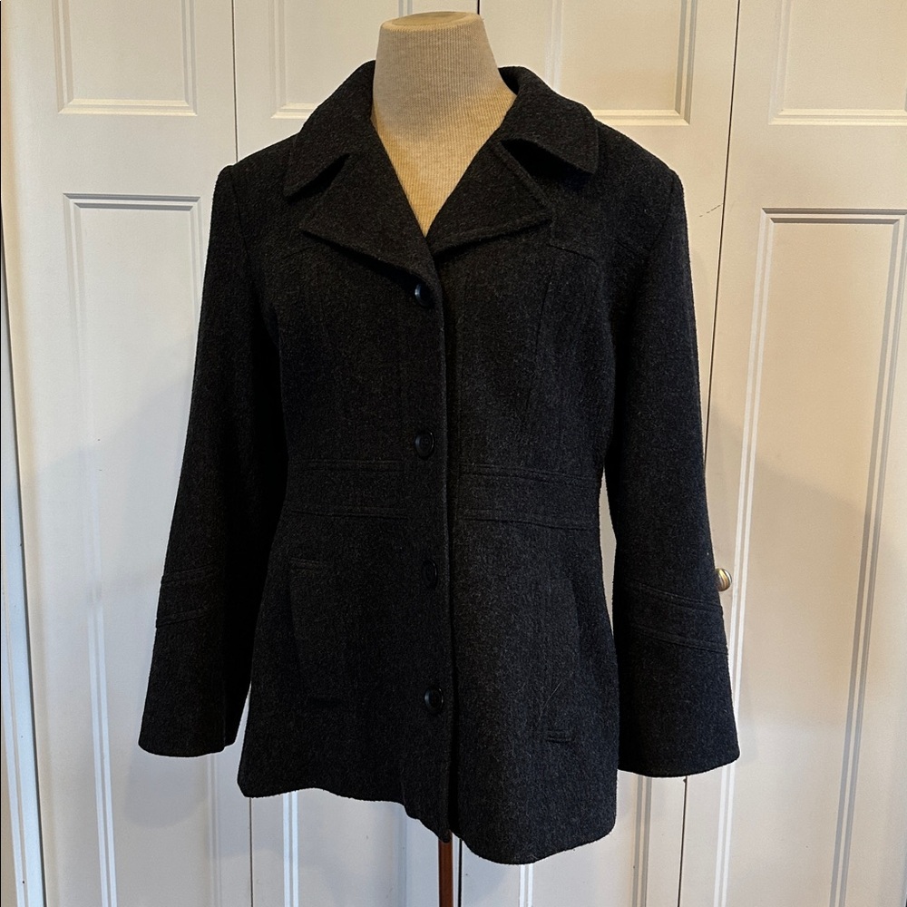 Women’s Black 100% Wool Jacket